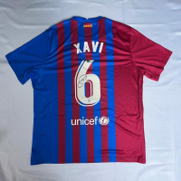Xavi Hernandez Signed Barcelona Nike Authentic Jersey (Beckett) at PristineAuction.com