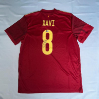 Xavi Hernandez Signed Spain National Team Adidas Authentic Jersey (Beckett) at PristineAuction.com