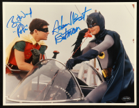 Adam West & Burt Ward Signed "Batman" 11x14 Photo with Character Inscriptions (PSA) at PristineAuction.com