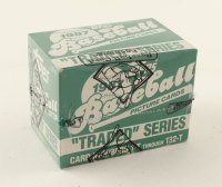 1987 Topps Traded Baseball Complete Set of (132) Cards with Greg Maddux #70T XRC, Matt Williams #129T XRC, David Cone #24T XRC, Fred McGriff #74T (BBCE / FASC) at PristineAuction.com