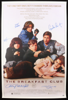 "The Breakfast Club" 27x40 Movie Poster Cast-Signed By (5) with Emilio Estevez, Molly Ringwald, Judd Nelson, & Anthony Michael Hall (Schwartz) at PristineAuction.com
