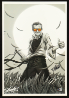 Stan Lee Signed 13x19 Art Print (Beckett) at PristineAuction.com