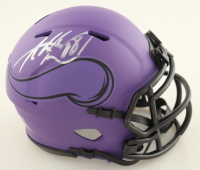 Adrian Peterson Signed Vikings Rave Alternate Speed Mini Helmet (JSA) at PristineAuction.com