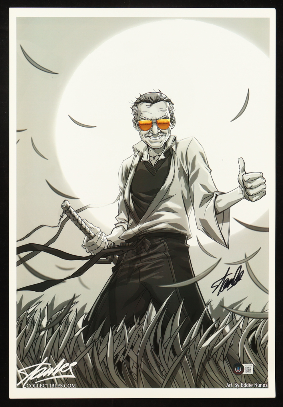 Stan Lee Signed 13x19 Art Print (Beckett) at PristineAuction.com Stan Lee Signed 13x19 Art Print (Beckett) at PristineAuction.com