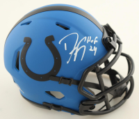 Dwight Freeney Signed Colts Rave Alternate Speed Mini Helmet Inscribed "HOF 24" (Beckett) at PristineAuction.com