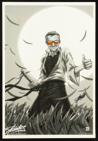 Stan Lee Signed 13x19 Art Print (Beckett) at PristineAuction.com