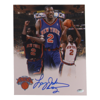 Larry Johnson Signed Knicks 8x10 Photo (Schwartz) at PristineAuction.com
