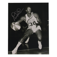 George McGinnis Signed Pacers 8x10 Photo (Schwartz) at PristineAuction.com