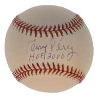 Tony Perez Signed OML Baseball Inscribed "HOF 2000" (JSA) at PristineAuction.com