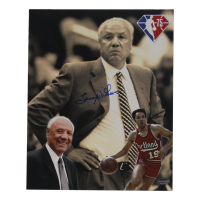 Lenny Wilkens Signed Trail Blazers 8x10 Photo (Schwartz) at PristineAuction.com