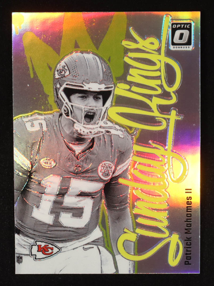 Patrick Mahomes 2024 Donruss Optic Prizm Sunday Kings #1