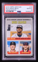 Bo Bichette / Bret Boswell / Vidal Brujan 2019 Topps Heritage Minors #197 LL RC (PSA 10) at PristineAuction.com