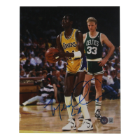 Michael Cooper Signed Lakers 8x10 Photo Inscribed "LA" (Beckett) at PristineAuction.com