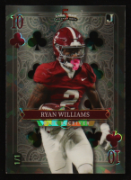 Ryan Williams 2024 Wild Card 5 Card Draw Stacked Deck Ten of Clubs Crystal Silver #SDPCRWN RC #1/1 at PristineAuction.com