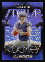 JJ McCarthy 2024 Rookies and Stars Stellar Rookies Silver #5 RC at PristineAuction.com
