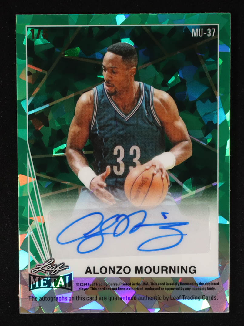 Shaquille O'Neal/Alonzo Mourning 2024 Leaf Pro Set Platinum Autograph #MU37 #1/6 at PristineAuction.com Shaquille O'Neal/Alonzo Mourning 2024 Leaf Pro Set Platinum Autograph #MU37 #1/6 at PristineAuction.com