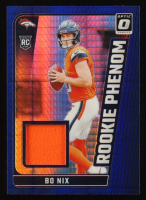 Bo Nix 2024 Donruss Optic Rookie Phenoms Blue Hyper #5 RC at PristineAuction.com