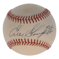 Enos "Country" Slaughter Signed ONL Baseball (JSA) at PristineAuction.com