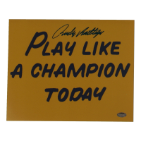 Rudy Ruettiger Signed Notre Dame Fighting Irish 8x10 Photo (Schwartz) at PristineAuction.com