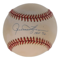 Rollie Fingers Signed OAL Baseball Inscribed "HOF 92" (JSA) at PristineAuction.com