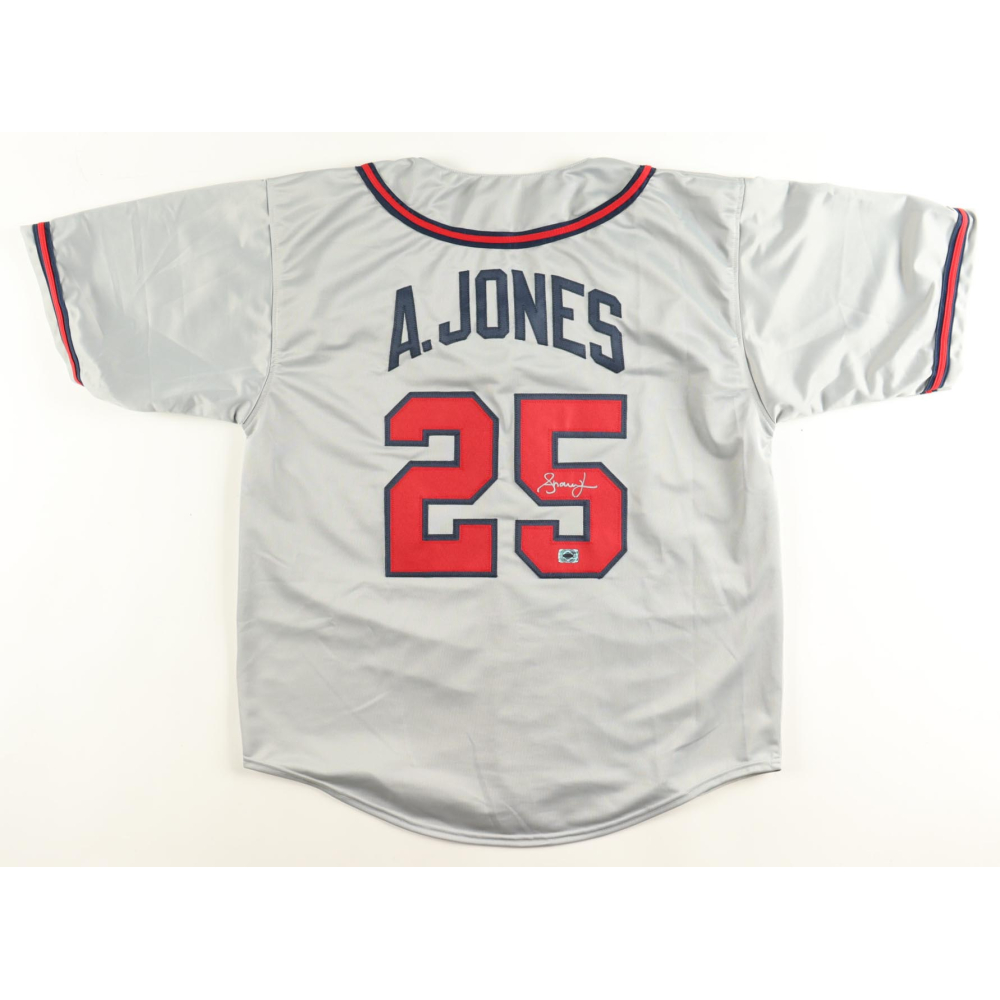 Andruw Jones Signed Jersey (Wilder Side of Sports) at PristineAuction.com