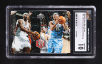 Carmelo Anthony / LeBron James 2004-05 Upper Deck Rivals Box Set #28 (CGC 10) at PristineAuction.com
