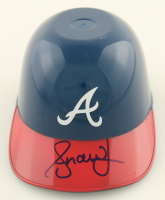 Andruw Jones Signed Braves Mini Batting Helmet (Wilder Side of Sports) at PristineAuction.com