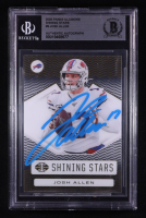 Josh Allen Signed 2020 Panini Illusions Shining Stars #9 (BGS) at PristineAuction.com