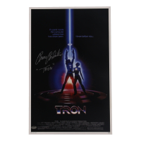 Bruce Boxleitner Signed "Tron" 11x17 Movie Poster Photo Inscribed "Tron" (Schwartz) at PristineAuction.com