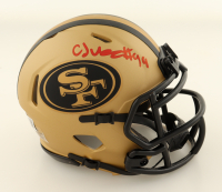 CJ West Signed 49ers Rave Alternate Speed Mini Helmet (Beckett) at PristineAuction.com