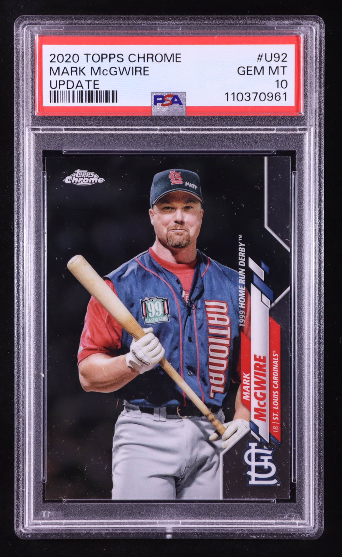 Mark McGwire 2020 Topps Chrome Update #U92 HRD (PSA 10) at PristineAuction.com Mark McGwire 2020 Topps Chrome Update #U92 HRD (PSA 10) at PristineAuction.com