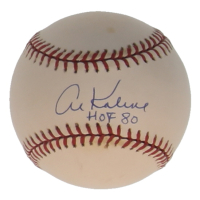 Al Kaline Signed OAL Baseball Inscribed "HOF 80" (JSA) at PristineAuction.com