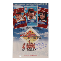 Bitty Schram Signed "A League Of Their Own" 11x17 Movie Poster Photo Inscribed "Evelyn" & "There's No Crying in Baseball!" (Schwartz) at PristineAuction.com
