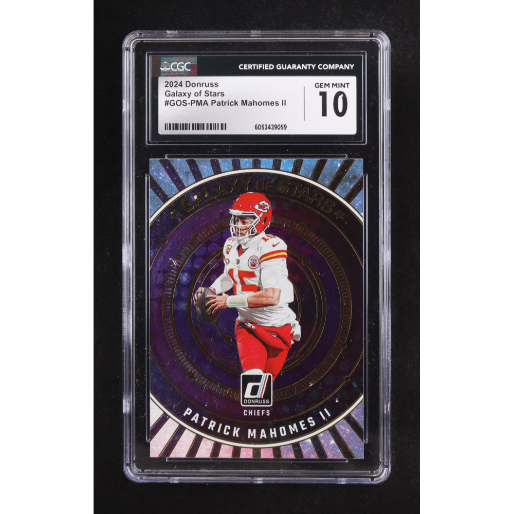 Patrick Mahomes II 2024 Donruss Galaxy of Stars #14 (CGC 10) at PristineAuction.com