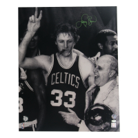 Larry Bird Signed Celtics 16x20 Photo (Schwartz) at PristineAuction.com