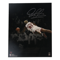 Dennis Rodman Signed Bulls 16x20 Photo (Schwartz) at PristineAuction.com