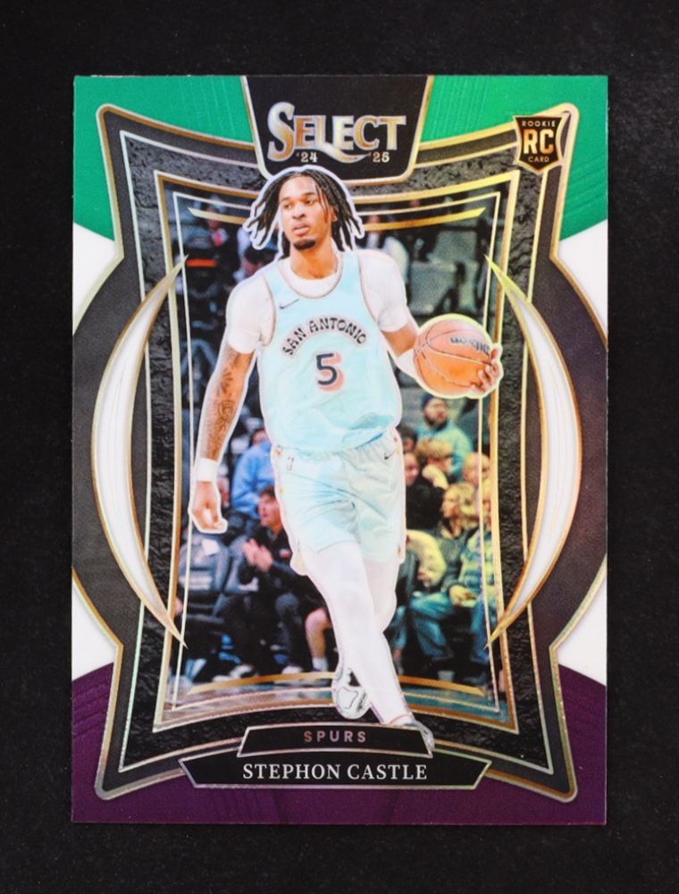 Stephon Castle 2024-25 Select Green White Purple Prizms #72 RC