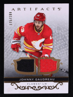 Johnny Gaudreau 2021-22 Artifacts Game-Worn Materials Gold #117 #175/199 at PristineAuction.com