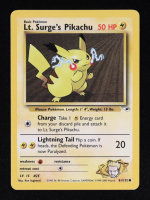Lt. Surge's Pikachu Pokemon 2000 Gym Heroes #81 at PristineAuction.com