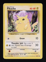 Pikachu 1999 Pokemon Base Unlimited #58 at PristineAuction.com