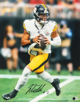 Justin Fields Signed Steelers 16x20 Photo (Beckett) at PristineAuction.com