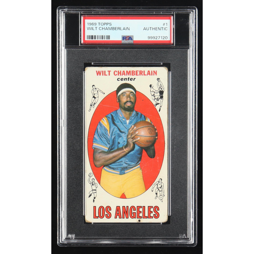 Wilt Chamberlain 1969-70 Topps #1 (PSA Authentic) at PristineAuction.com