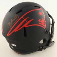 Mac Jones Signed Patriots Full-Size Eclipse Alternate Speed Helmet  (Beckett & JSA) at PristineAuction.com