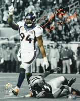 DeMarcus Ware Signed Broncos 16x20 Photo Inscribed "SB 50 Champ" (Beckett) at PristineAuction.com