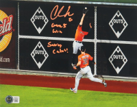 Chas McCormick Signed Astros 8x10 Photo Inscribed "Game 5 Win Saving Catch!" (Beckett) at PristineAuction.com