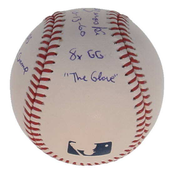 Bill Mazeroski Signed OML Baseball with Multiple Career Stat Inscriptions (JSA) at PristineAuction.com Bill Mazeroski Signed OML Baseball with Multiple Career Stat Inscriptions (JSA) at PristineAuction.com