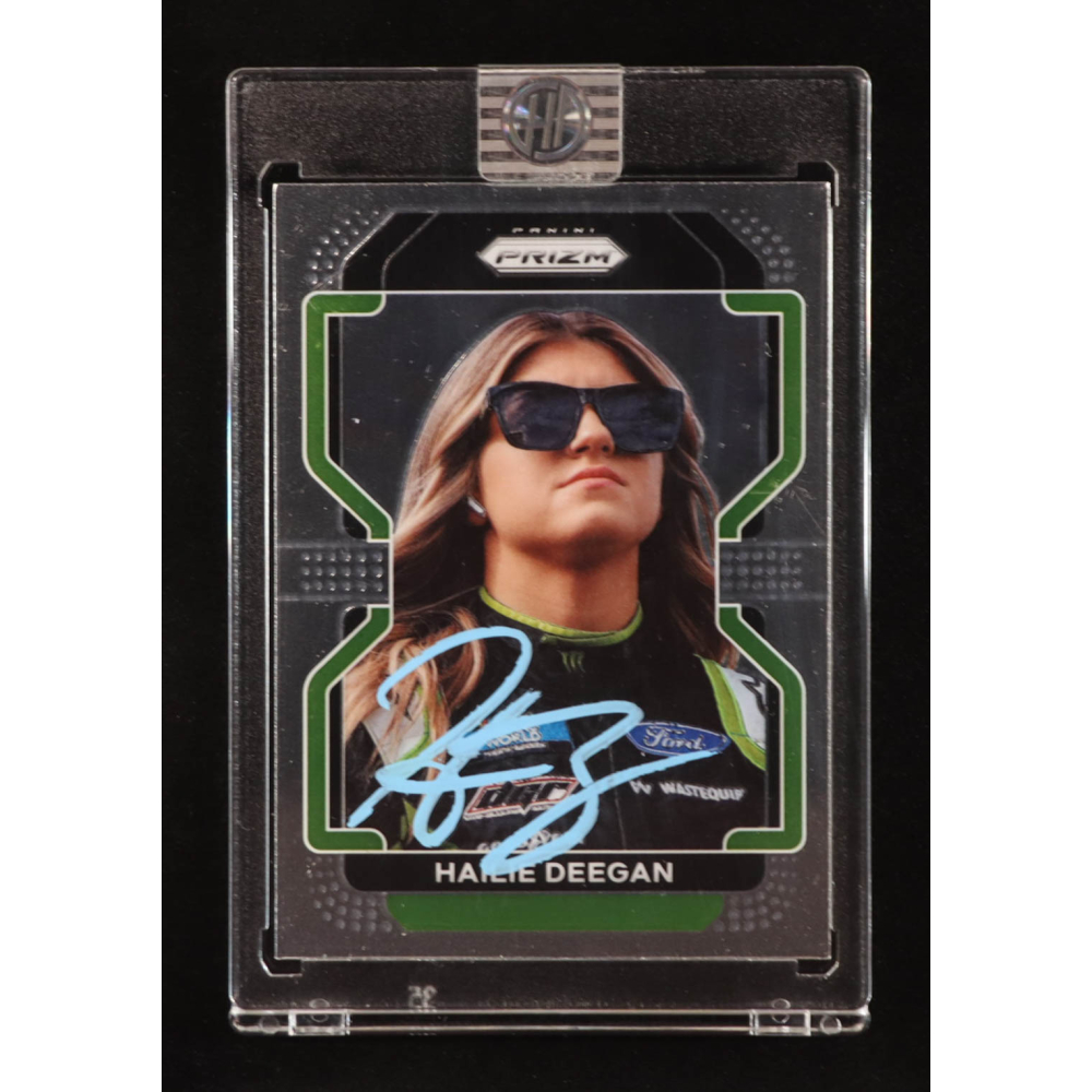 Hailie Deegan Signed 2022 Panini Prizm #71 (PA) at PristineAuction.com