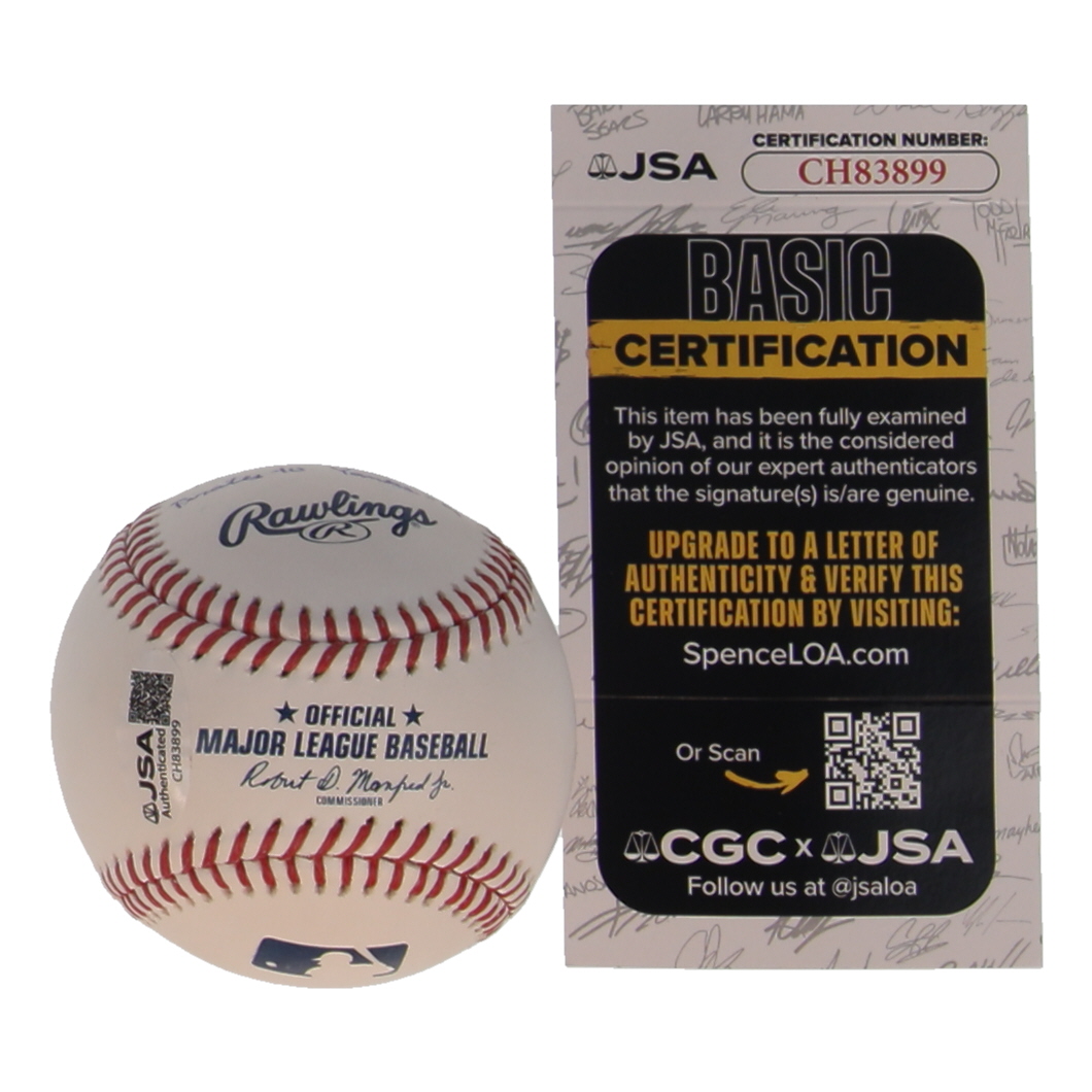 Bill Mazeroski Signed OML Baseball with Multiple Career Stat Inscriptions (JSA) at PristineAuction.com Bill Mazeroski Signed OML Baseball with Multiple Career Stat Inscriptions (JSA) at PristineAuction.com