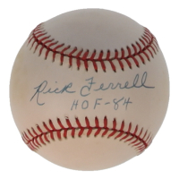 Rick Ferrell Signed OAL Baseball Inscribed "HOF 84" (JSA) at PristineAuction.com