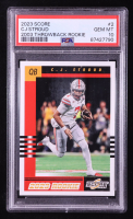 CJ Stroud 2023 Score '03 Throwback Rookies #2 RC (PSA 10) at PristineAuction.com